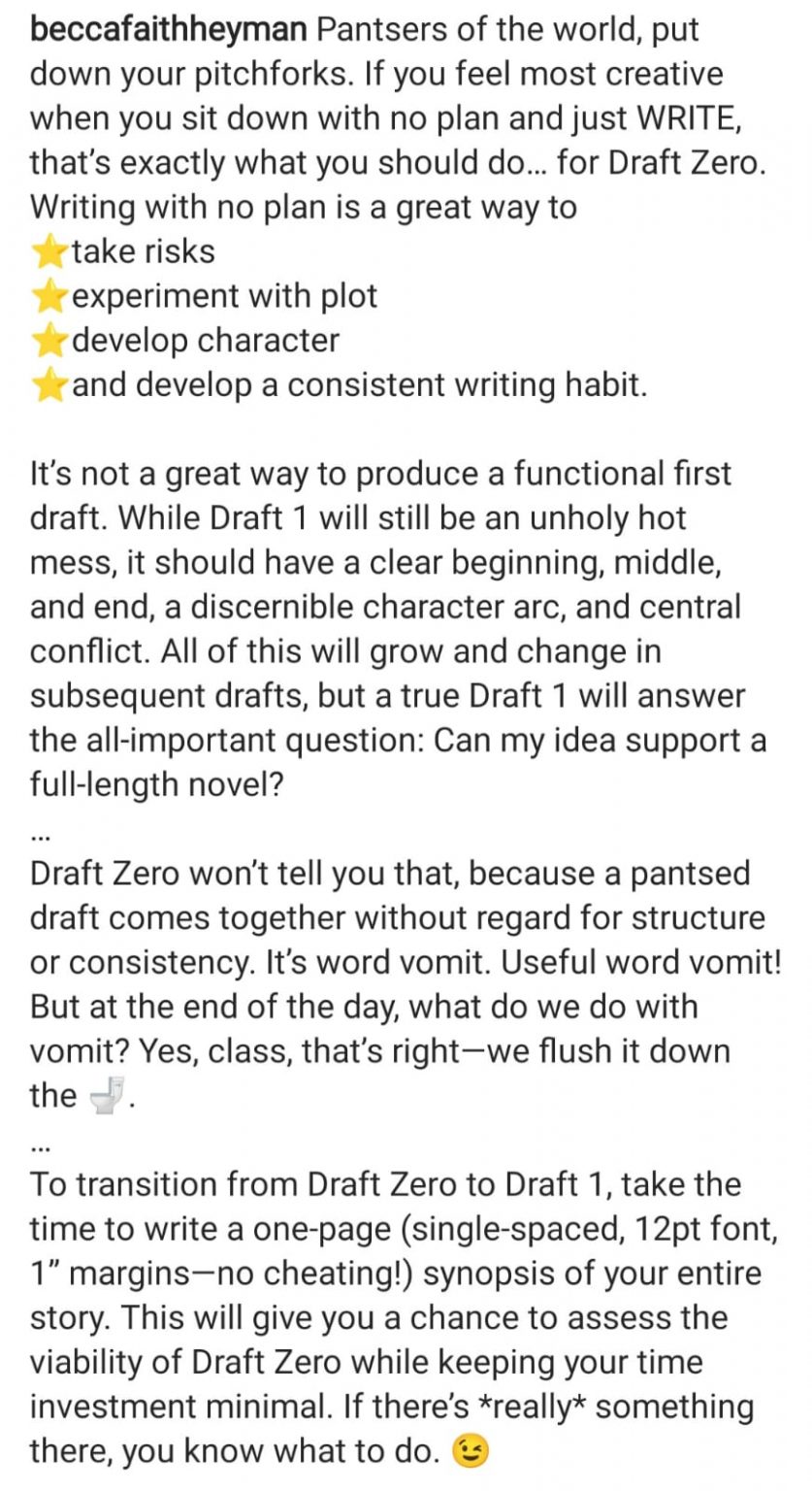 Zero vs First Draft, & Structure The 3 Basics of A Good Draft